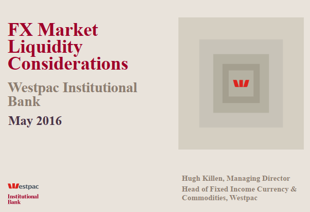 FX Market liquidity considerations